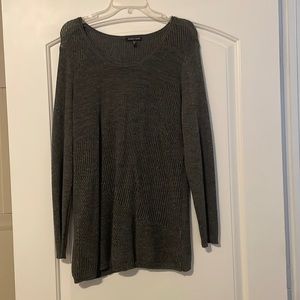 Gray glitter Eileen Fisher Knit